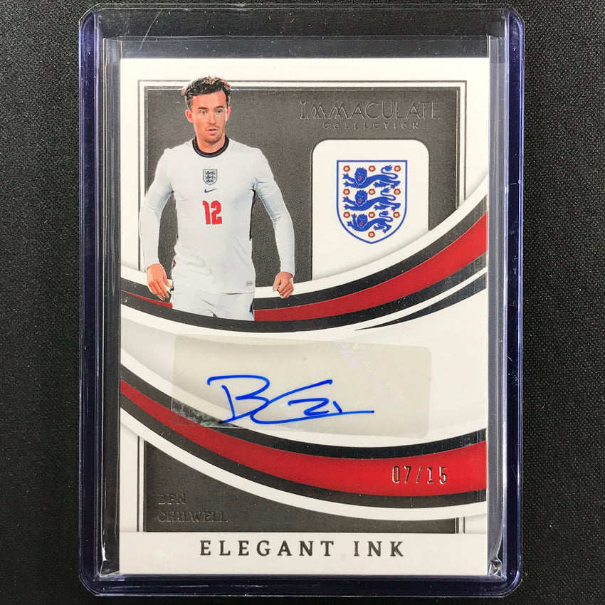 2022-23 Immaculate Ben Chilwell Elegant Ink Auto Silver 7/15