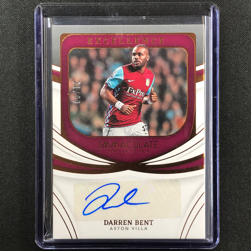 2022-23 Immaculate Darren Bent Excellence Auto Bronze 21/99