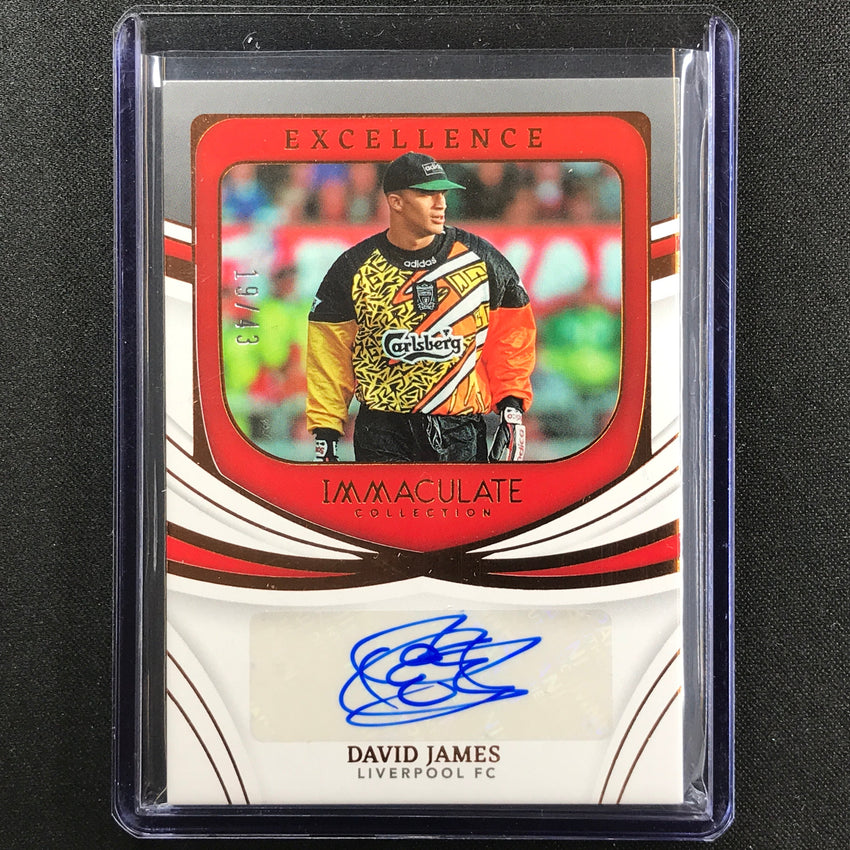2022-23 Immaculate David James Excellence Auto Bronze 19/43