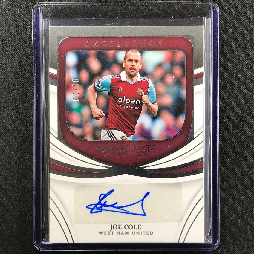 2022-23 Immaculate Joe Cole Excellence Auto Silver 6/33