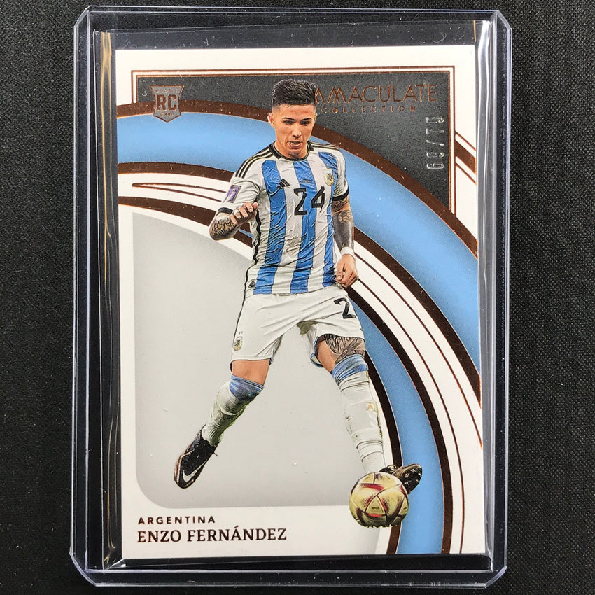 2022-23 Immaculate Enzo Fernandez Rookie Base Bronze 69/75