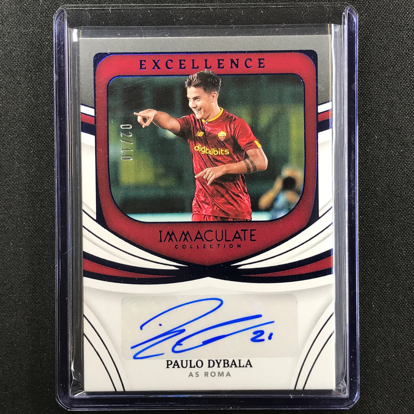 2022-23 Immaculate Paulo Dybala Excellence Auto Sapphire 2/10