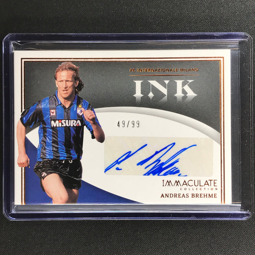 2022-23 Immaculate Andreas Brehme Ink Signatures Auto Bronze 49/99