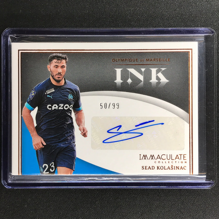 2022-23 Immaculate Sead Kolasinac Ink Signatures Auto Bronze 50/99