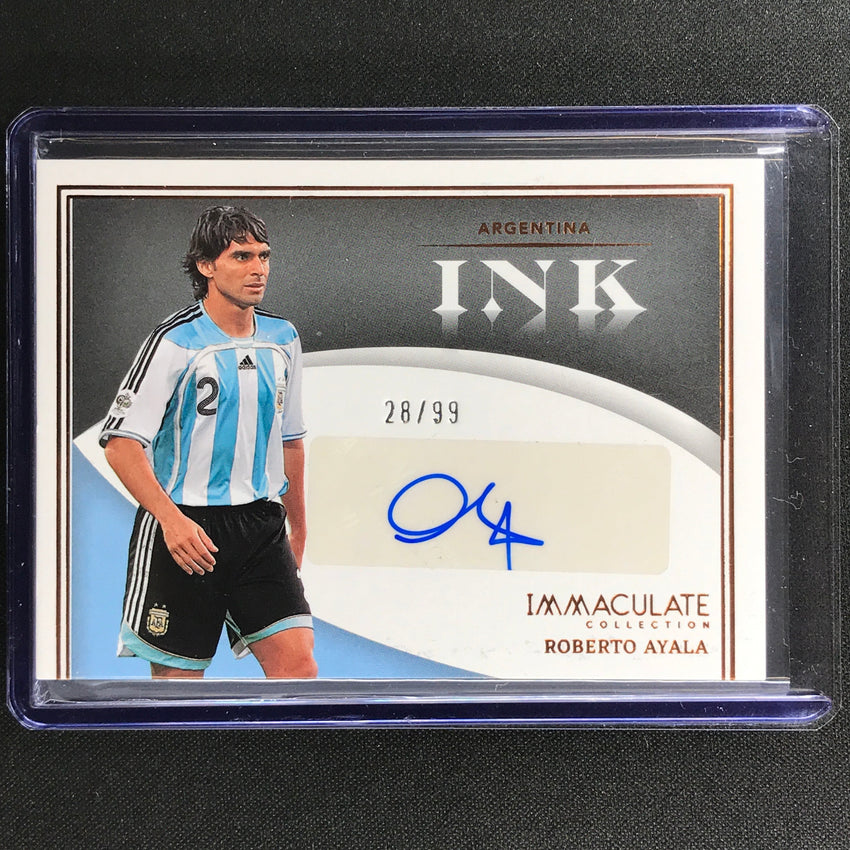 2022-23 Immaculate Roberto Ayala Ink Signatures Auto Bronze 28/99