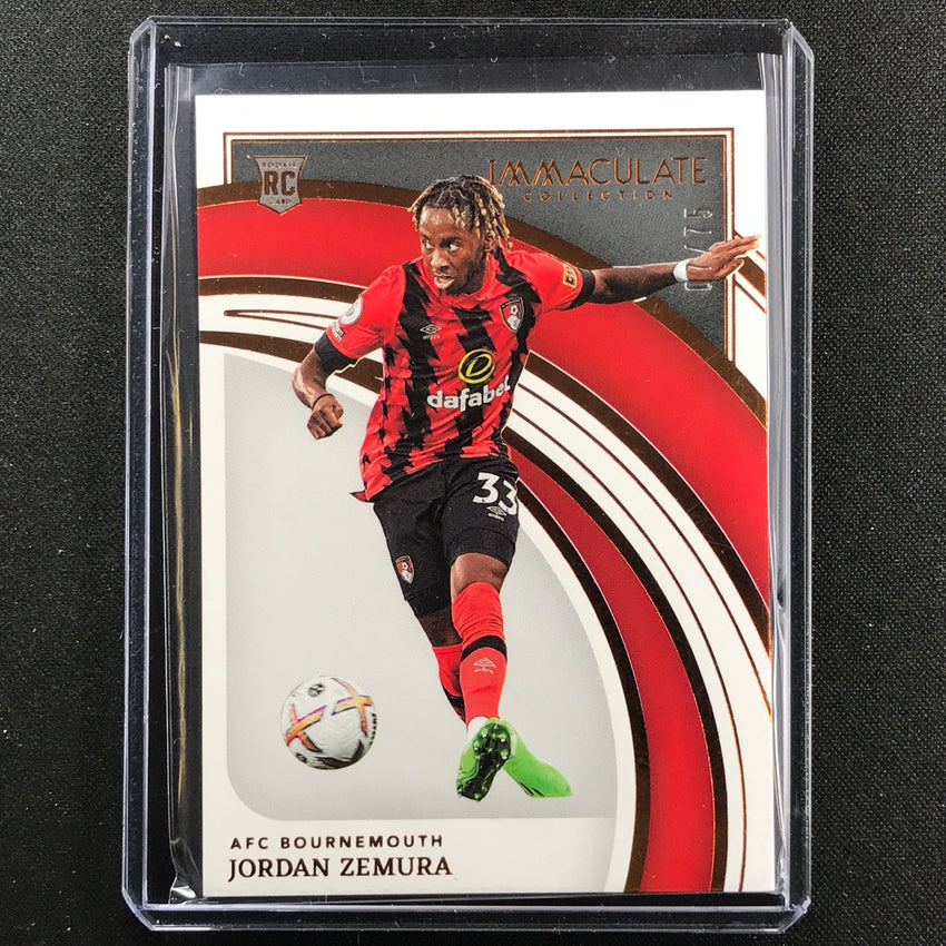 2022-23 Immaculate Jordan Zemura Rookie Base Bronze 7/75