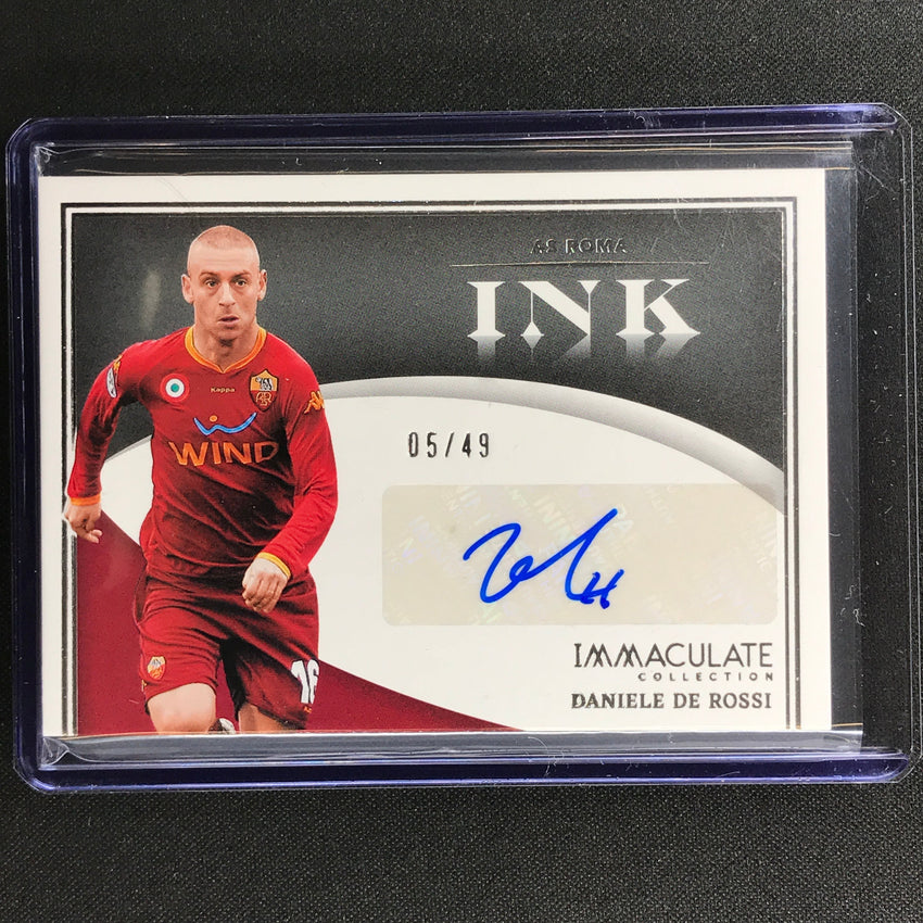 2022-23 Immaculate Daniele De Rossi Ink Signatures Auto Silver 5/49