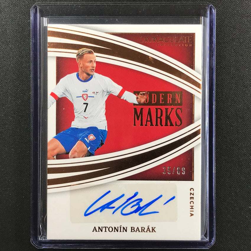 2022-23 Immaculate Antonin Barak Modern Marks Auto Bronze 35/89
