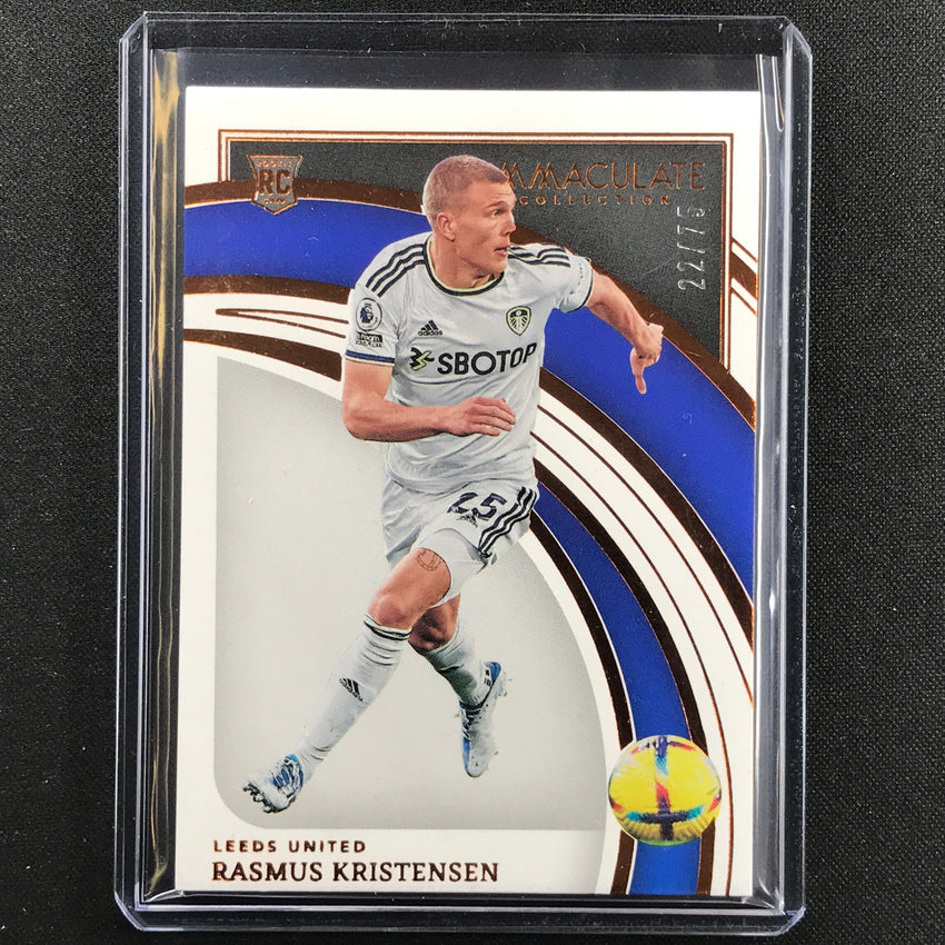 2022-23 Immaculate Rasmus Kristensen Rookie Base Bronze 22/75