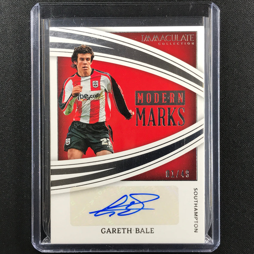 2022-23 Immaculate Gareth Bale Modern Marks Auto Silver 1/49