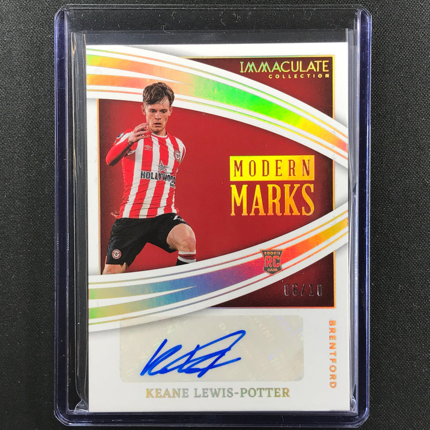 2022-23 Immaculate Keane Lewis-potter Modern Marks Rookie Auto Gold 6/10