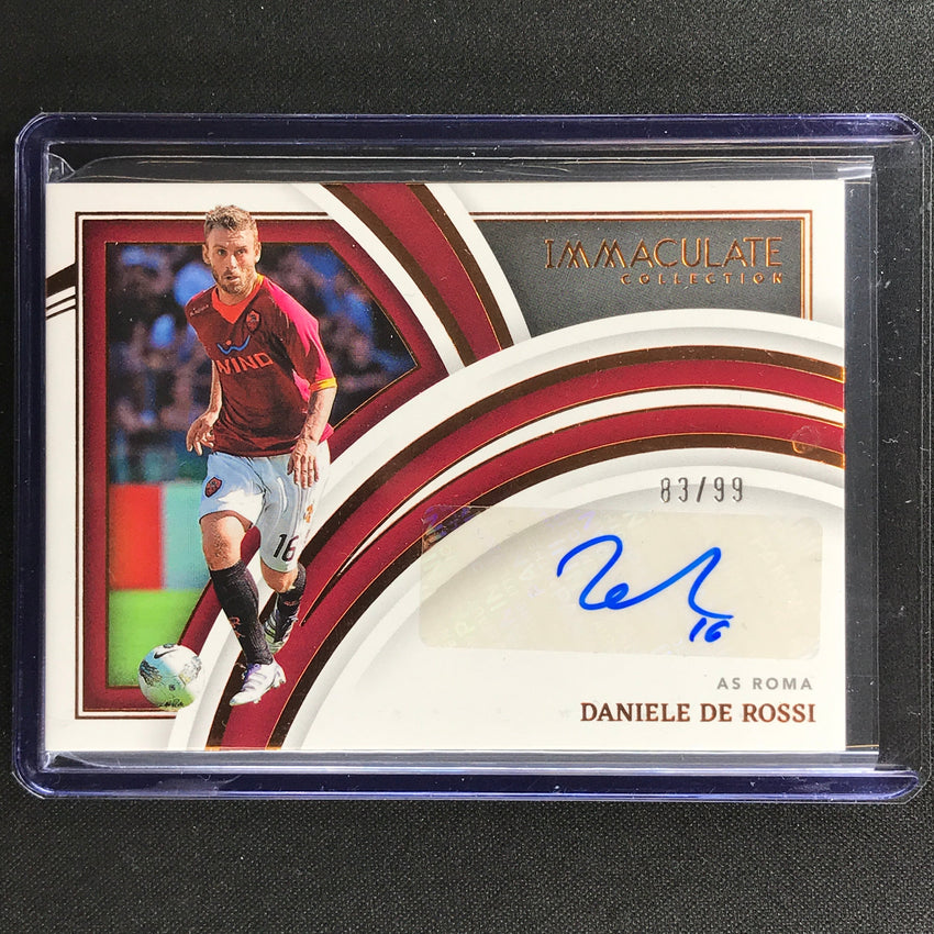 2022-23 Immaculate Daniele De Rossi Splendid Signatures Auto Bronze 83/99