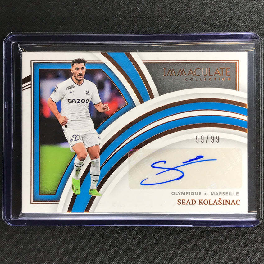 2022-23 Immaculate Sead Kolasinac Splendid Signatures Auto Bronze 59/99