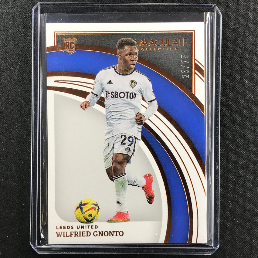 2022-23 Immaculate Wilfried Gnonto Rookie Base Bronze 23/75