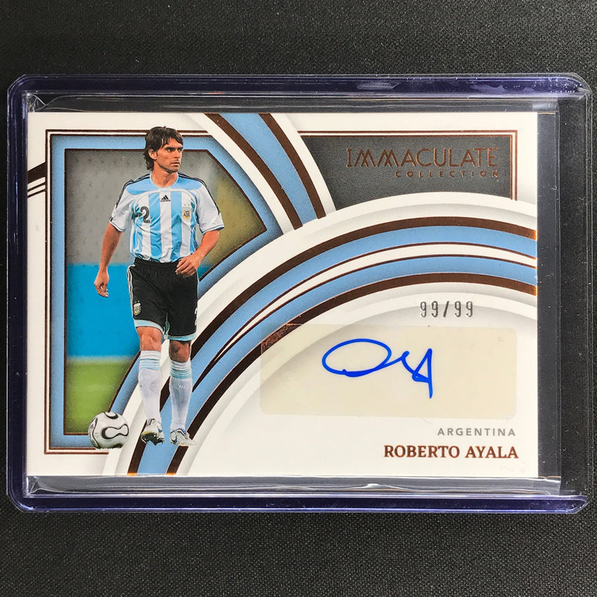 2022-23 Immaculate Roberto Ayala Splendid Signatures Auto Bronze 99/99