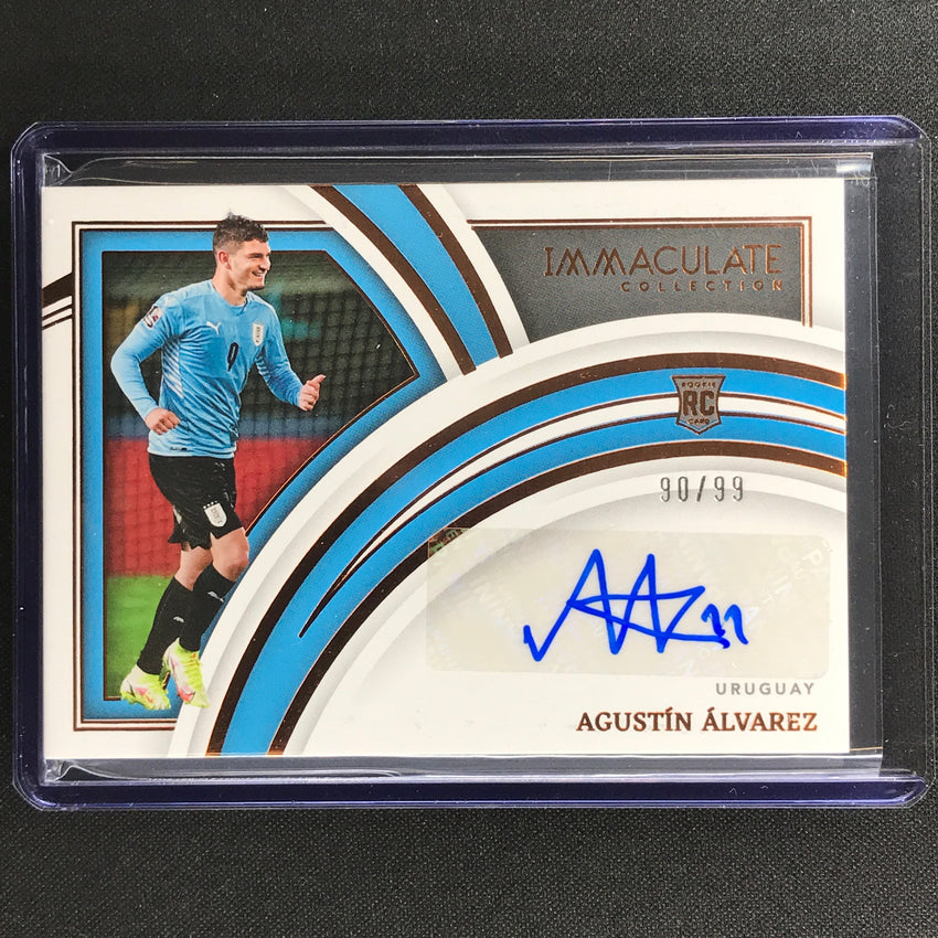 2022-23 Immaculate Agustin Alvarez Splendid Signatures Rookie Auto Bronze 90/99