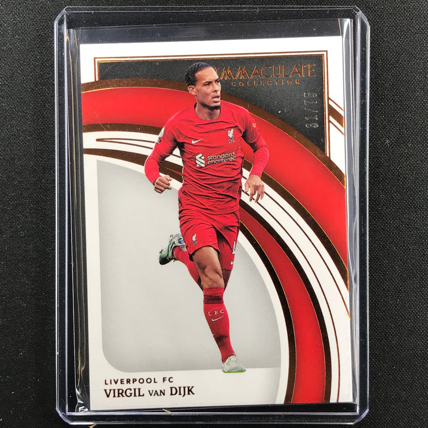 2022-23 Immaculate Virgil Van Dijk Base Bronze 31/75
