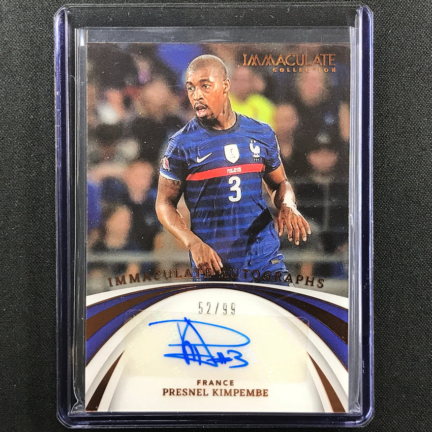 2022-23 Immaculate Presnel Kimpembe Immaculate Acetate Auto Bronze 52/99
