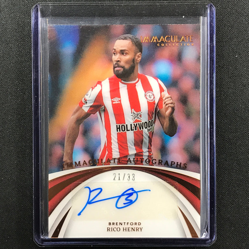 2022-23 Immaculate Rico Henry Immaculate Autographs Acetate Auto Bronze 21/33