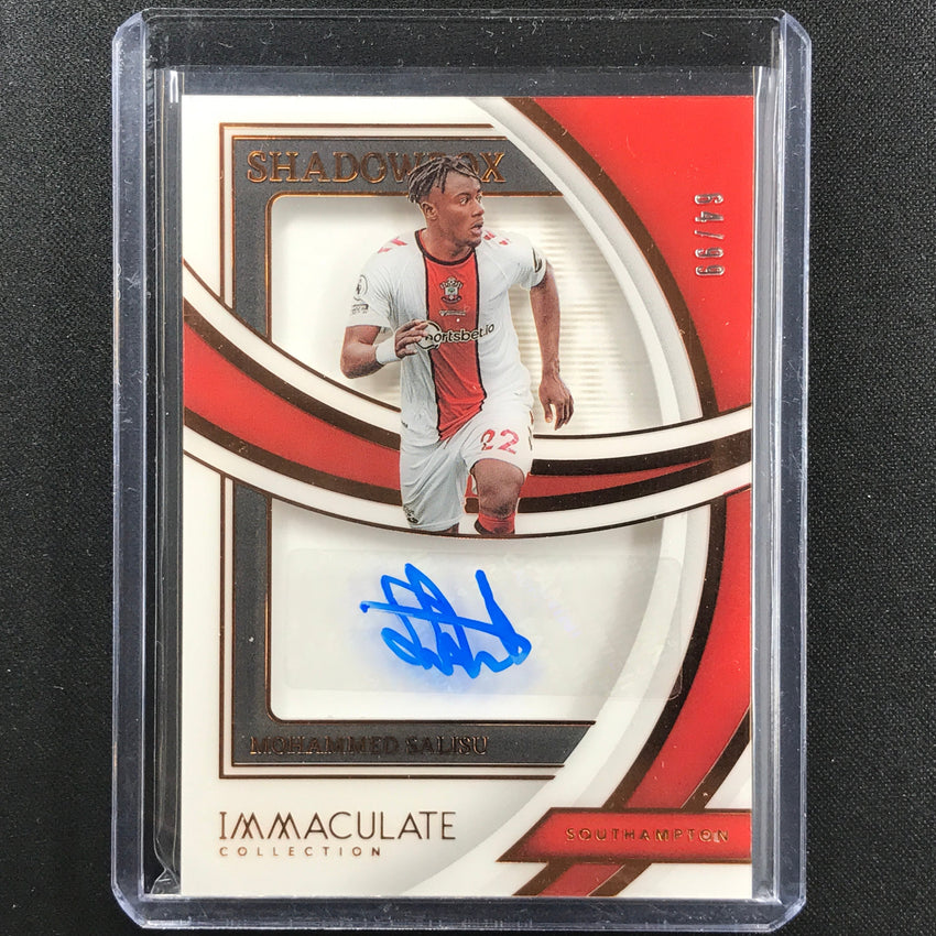 2022-23 Immaculate Mohammed Salisu Shadowbox Signature Acetate Auto Bronze 64/99