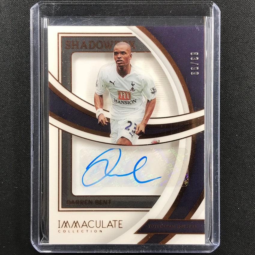 2022-23 Immaculate Darren Bent Shadowbox Signatures Acetate Auto Bronze 83/99