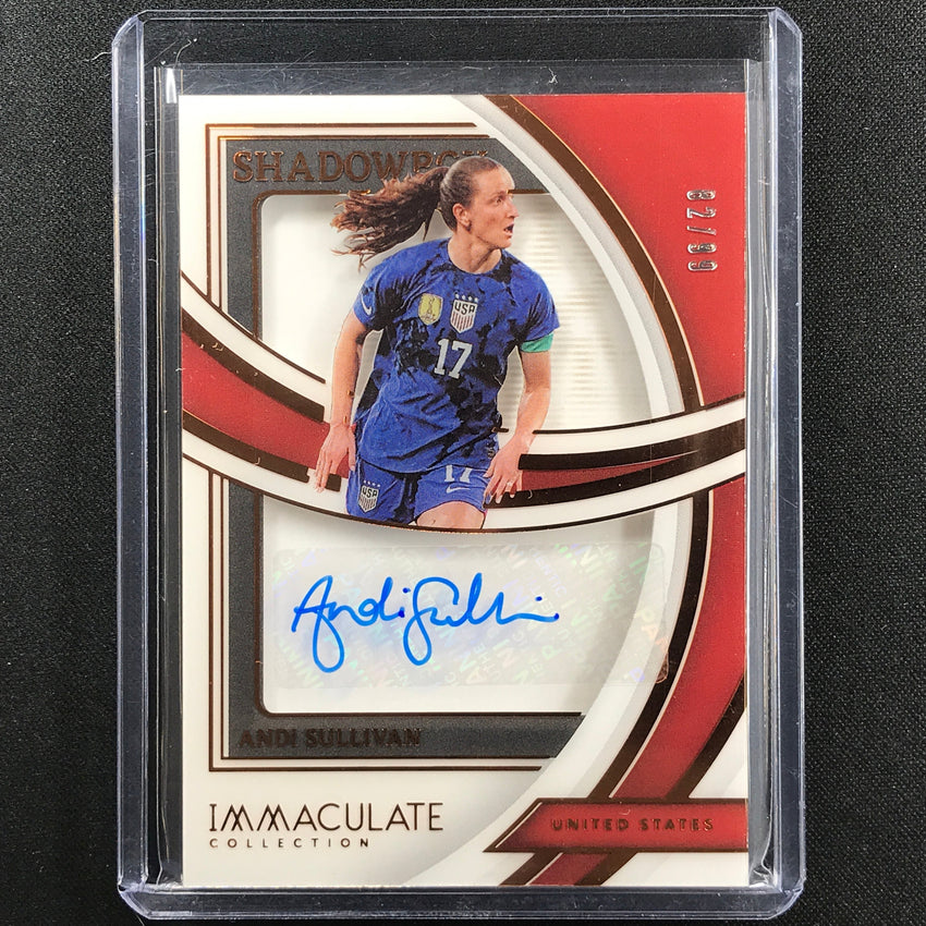2022-23 Immaculate Andi Sullivan Shadowbox Signatures Acetate Auto Bronze 82/99