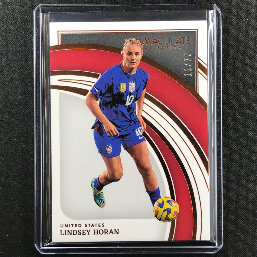 2022-23 Immaculate Lindsey Horan Base Bronze 11/75