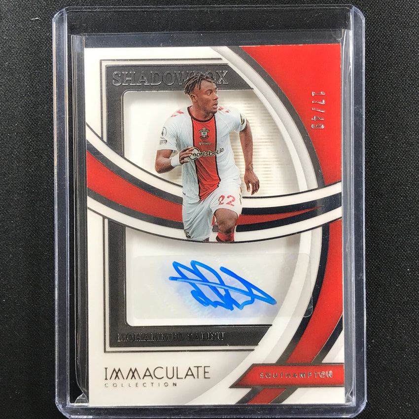2022-23 Immaculate Mohammed Salisu Shadowbox Signature Acetate Auto Silver 17/49