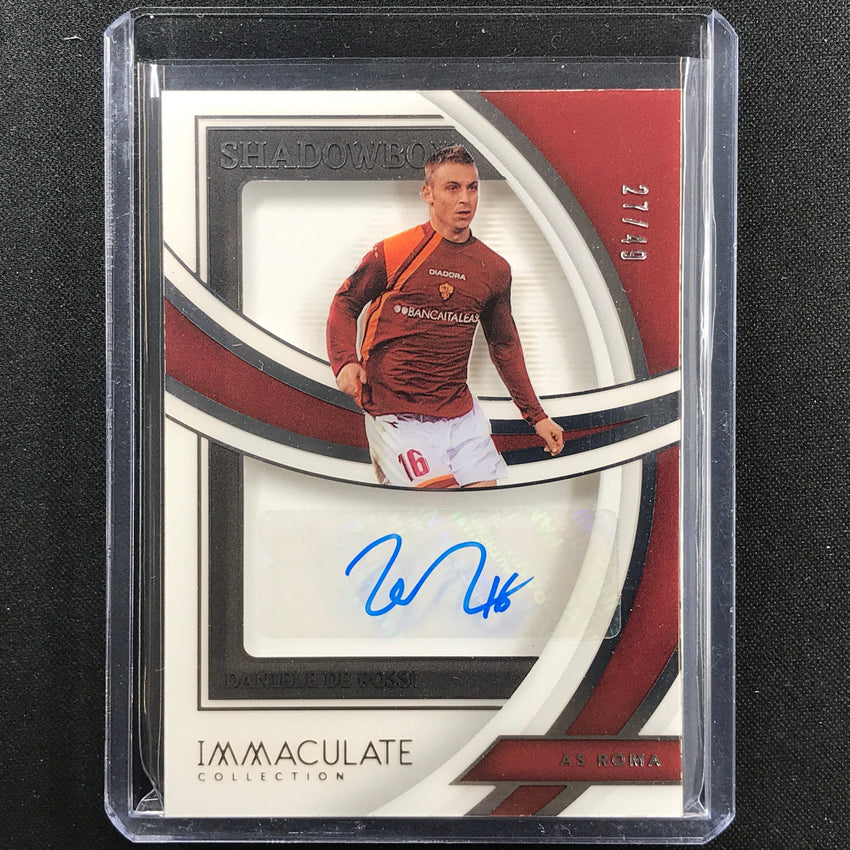 2022-23 Immaculate Daniele De Rossi Shadowbox Signatures Acetate Auto 27/49