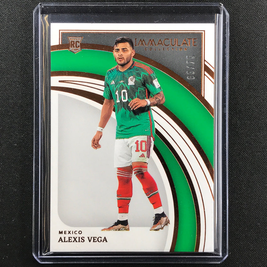 2022-23 Immaculate Alexis Vega Rookie Base Bronze 63/75