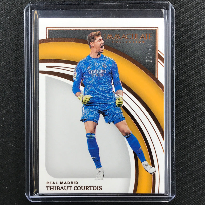 2022-23 Immaculate Thibaut Courtois Base Bronze 39/75