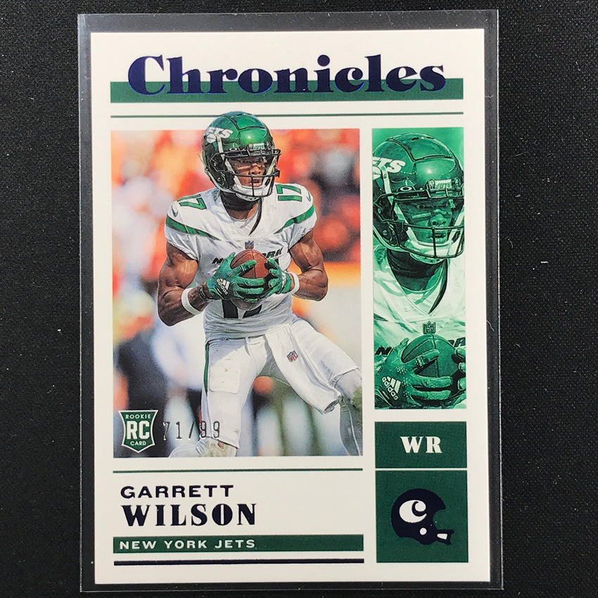 2022 Chronicles Garrett Wilson Base Chronicles Rookie Blue 71/99