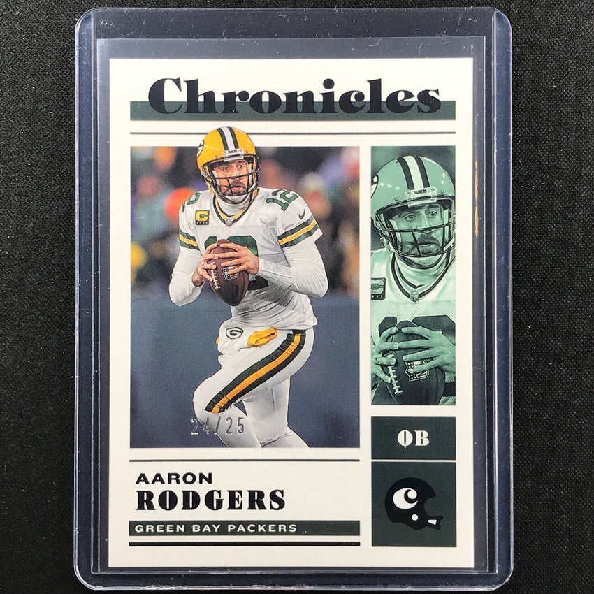 2022 Chronicles Aaron Rodgers Base Chronicles Black 24/25