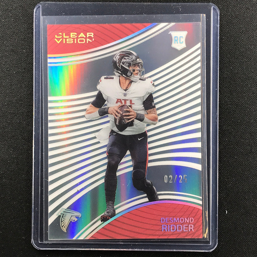 2022 Chronicles Desmond Ridder Clear Vision Rookies Holo Silver 2/25
