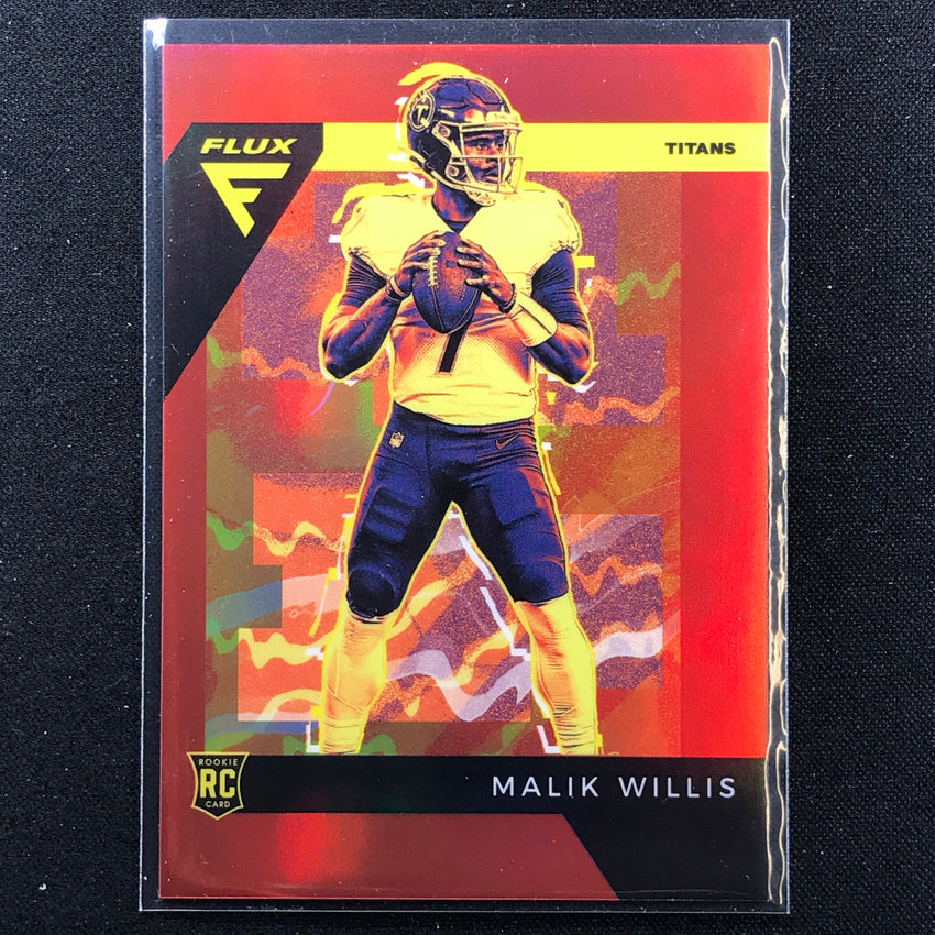 2022 Chronicles Malik Willis Flux Rookies Red 44/99