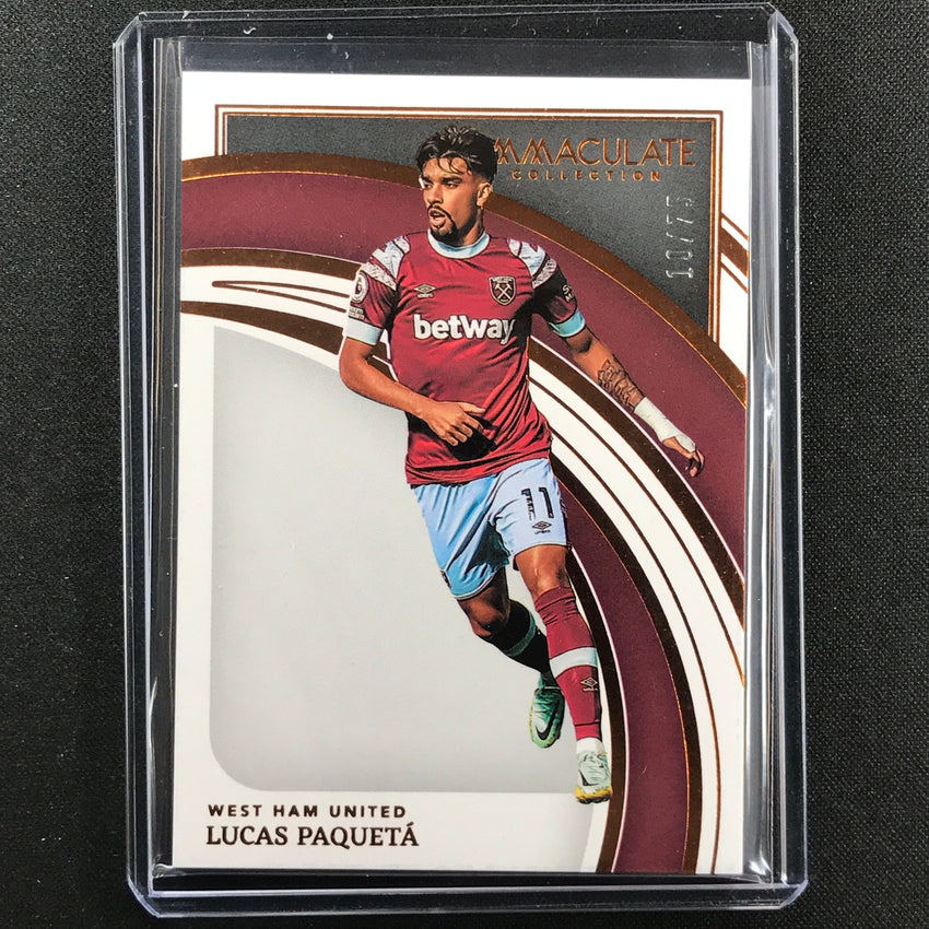 2022-23 Immaculate Lucas Paqueta Base Bronze 10/75