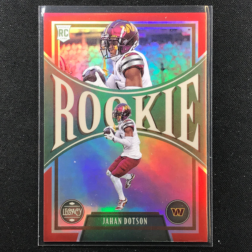 2022 Chronicles Jahan Dotson Legacy Update Rookies Red 84/99
