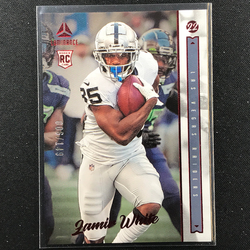 2022 Chronicles Zamir White Luminance Update Vertical Rookies Red 6/149