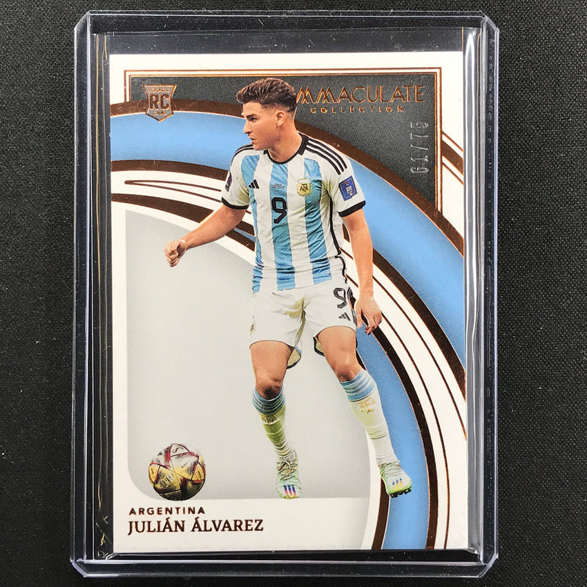2022-23 Immaculate Julian Alvarez Rookie Base Bronze 61/75