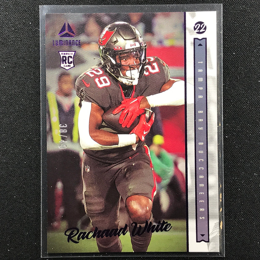2022 Chronicles Rachard White Luminance Update Vertical Rookies Purple 38/49