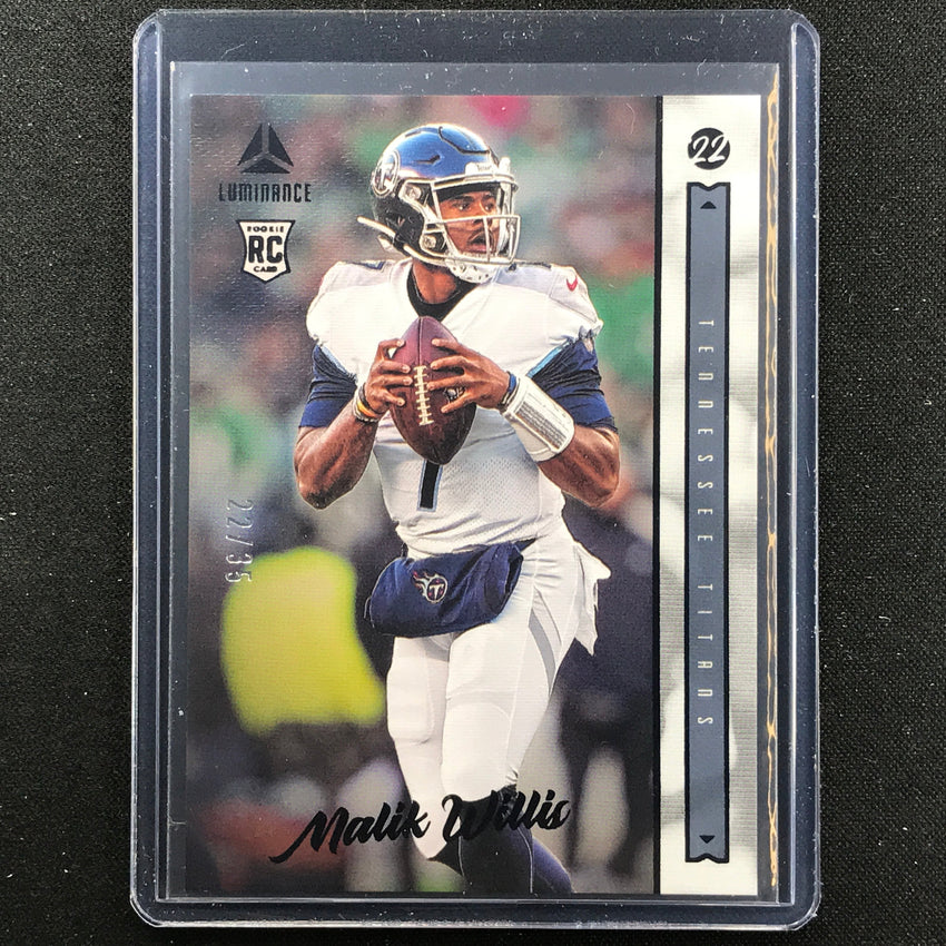 2022 Chronicles Malik Willis Luminance Update Vertical Rookies Black 22/35