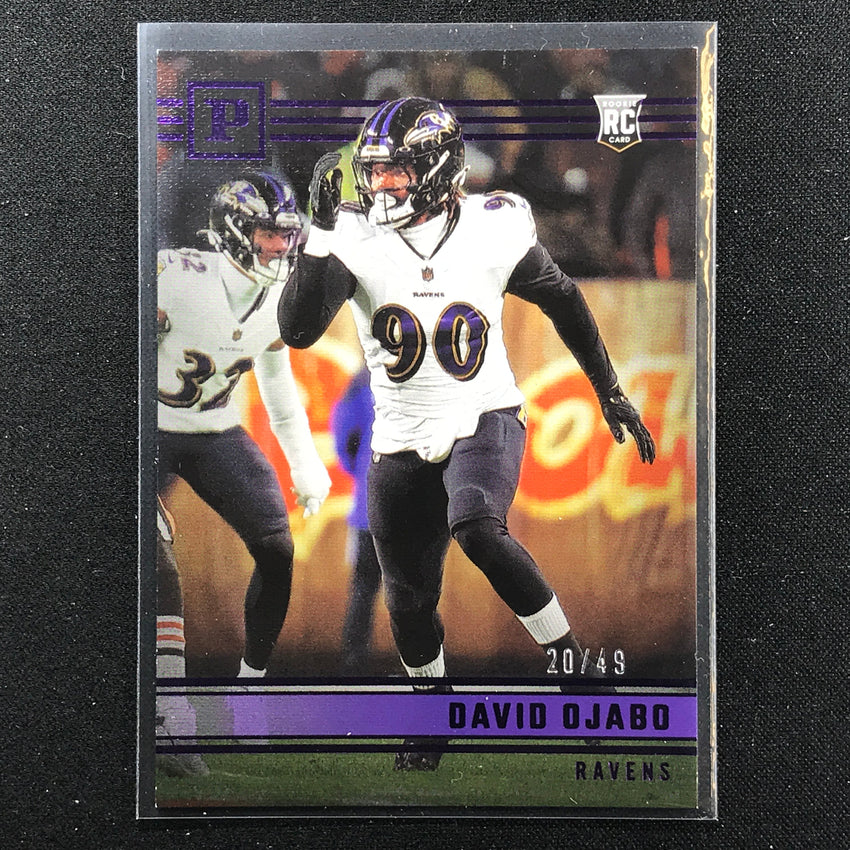 2022 Chronicles David Ojabo Panini Base Set Rookie Purple 20/49