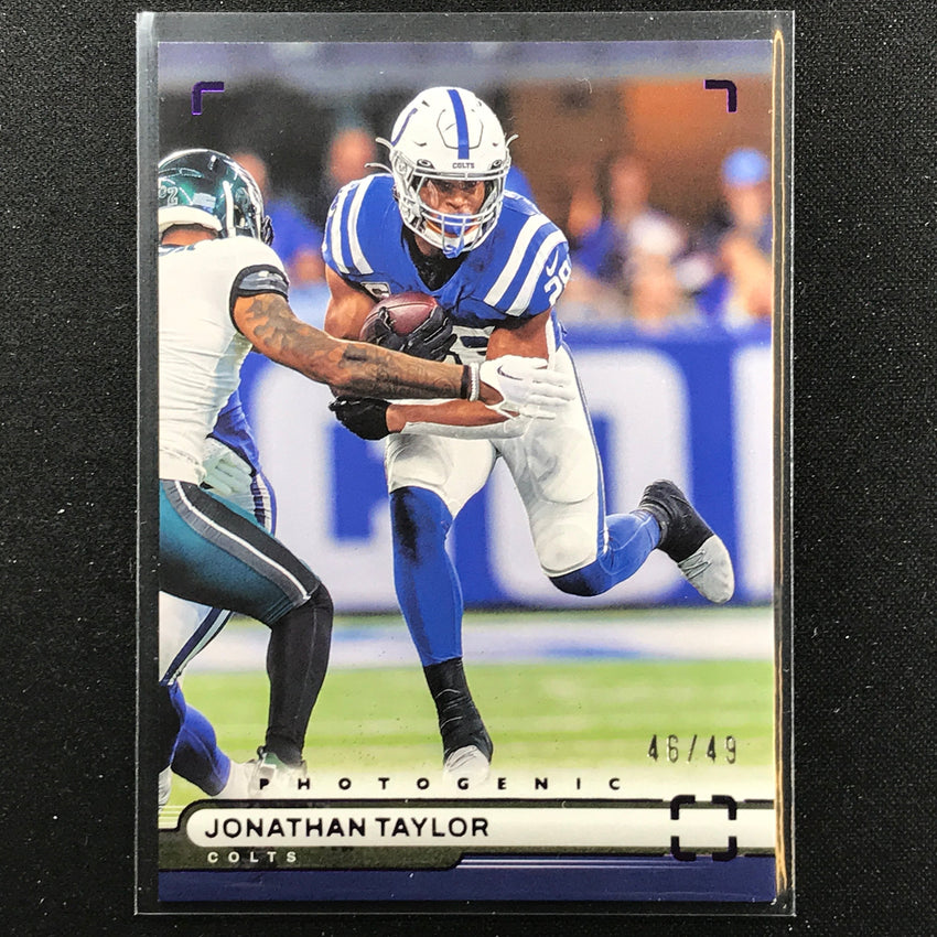 2022 Chronicles Jonathan Taylor Photogenic Purple 46/49