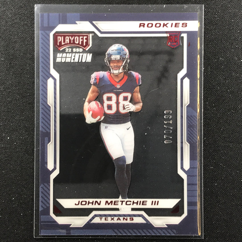 2022 Chronicles John Metchie Iii Playoff Momentum Rookies Red 70/199