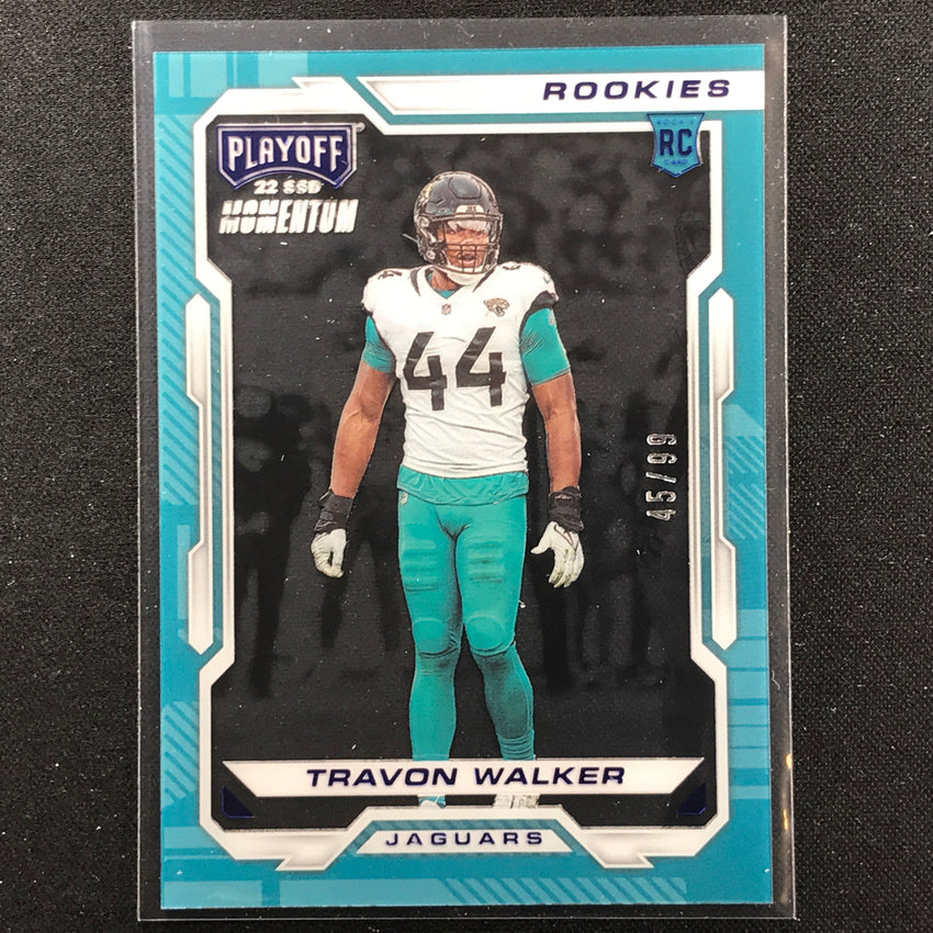 2022 Chronicles Travon Walker Playoff Momentum Rookies Blue 45/99