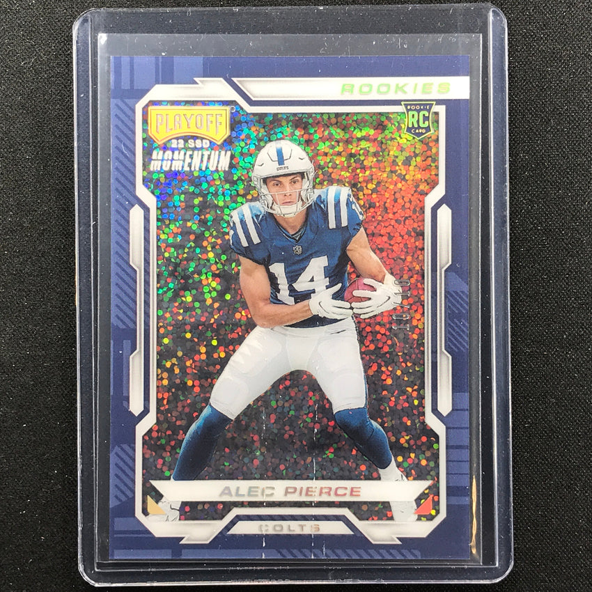 2022 Chronicles Alec Pierce Playoff Momentum Rookies Holo Gold 10/10