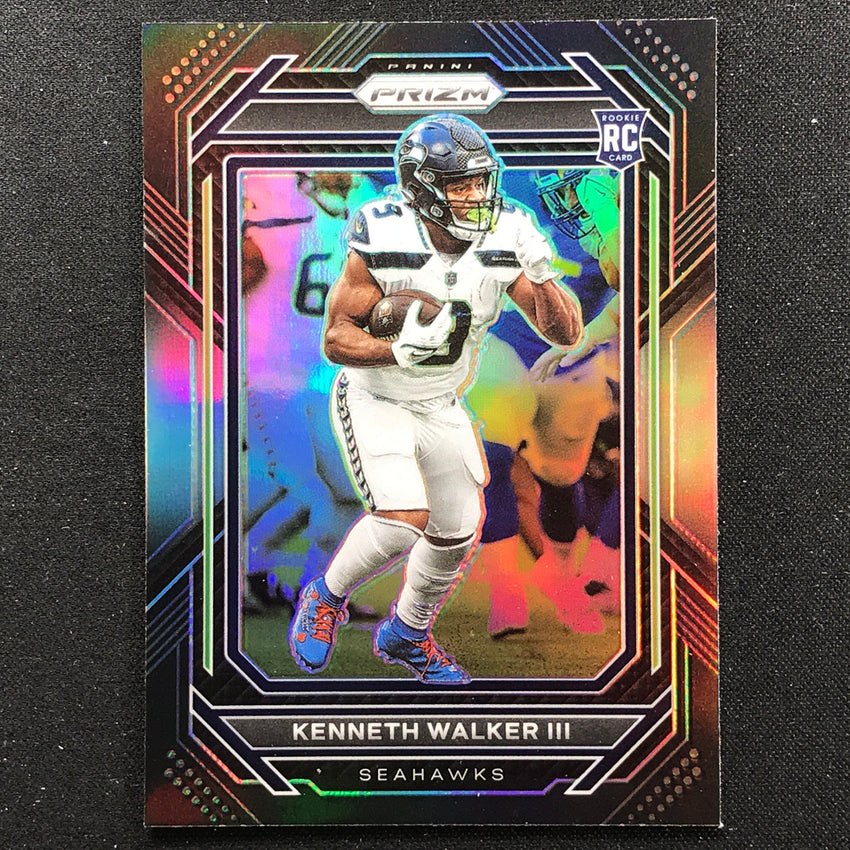 2022 Chronicles KENNETH WALKER III Prizm Black Silver Rookie #19