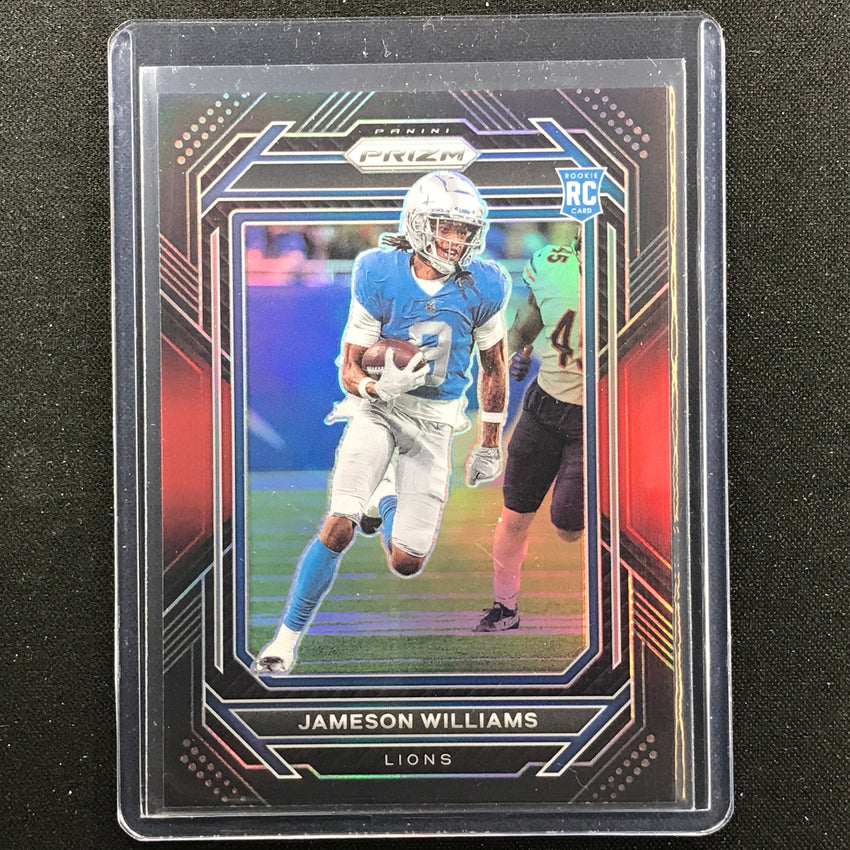 2022 Chronicles Jameson Williams Prizm Black Rookie Red 42/99