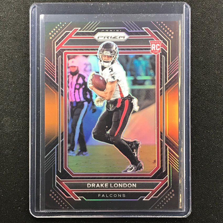 2022 Chronicles Drake London Prizm Black Rookie Orange 9/75