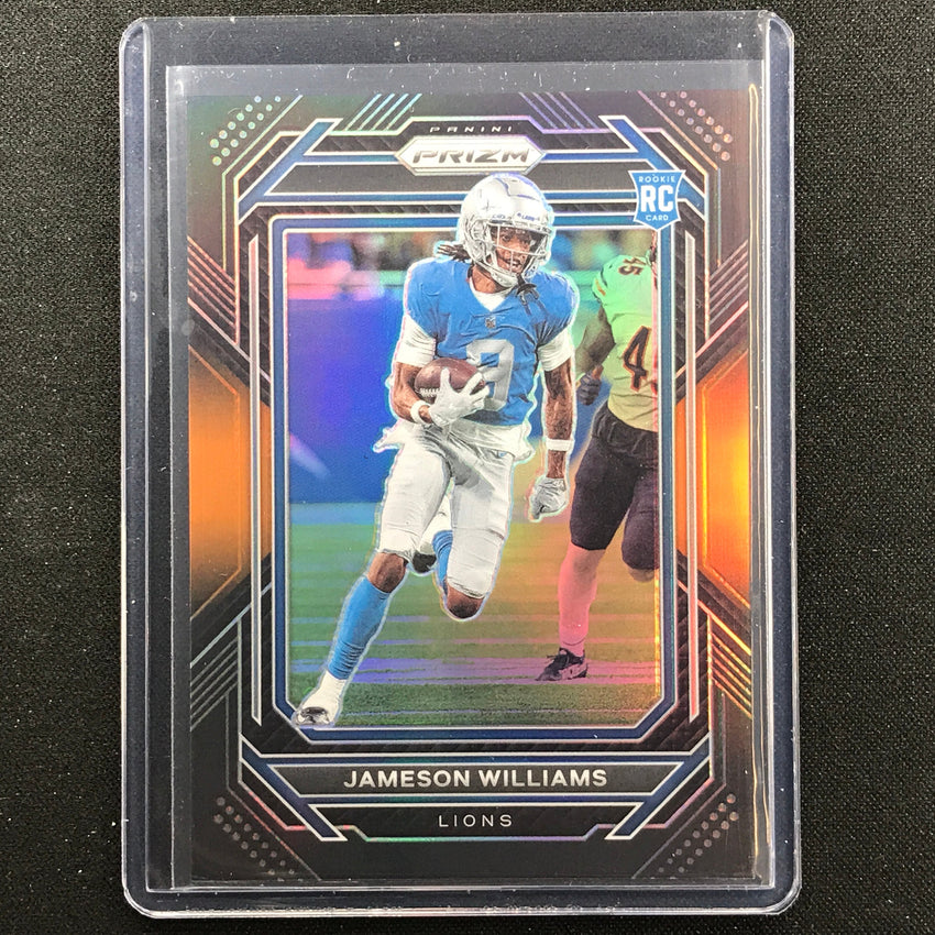 2022 Chronicles Jameson Williams Prizm Black Rookie Orange 72/75